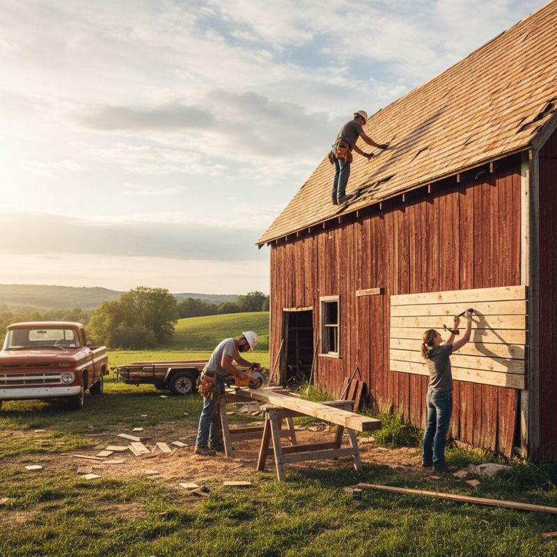 Barn Wall Repair in Conroe, TX