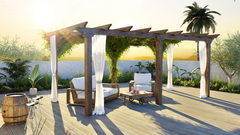 Curved Pergola Installation in Wilmington, NC