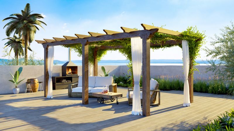 Hot Tub Pergola Installation in Conroe, TX