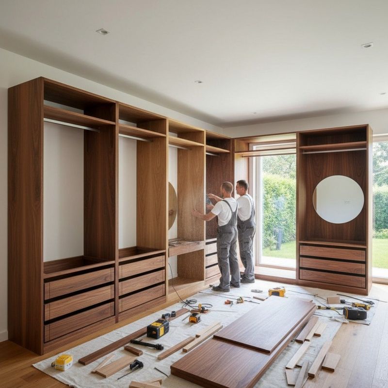 Mudroom Carpentry Installation in Raleigh, NC