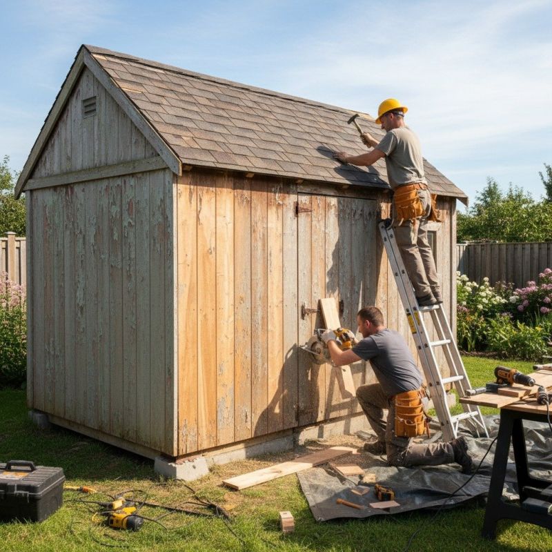 Shed Roof Repair in Kansas City, KS