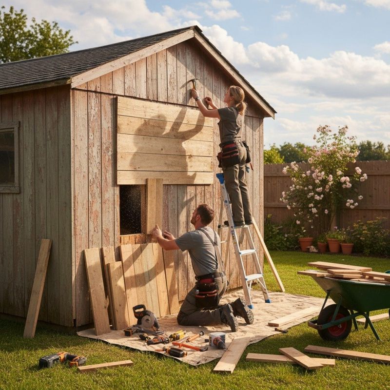 Shed Roof Repair in Conroe, TX