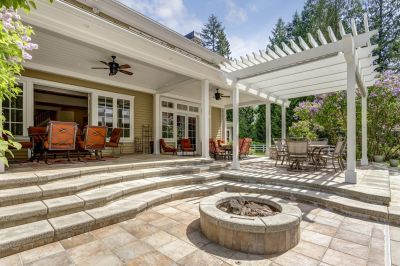 An Arbor Adds Visual Interest to the Property!